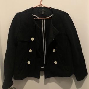 J crew crop wool jacket